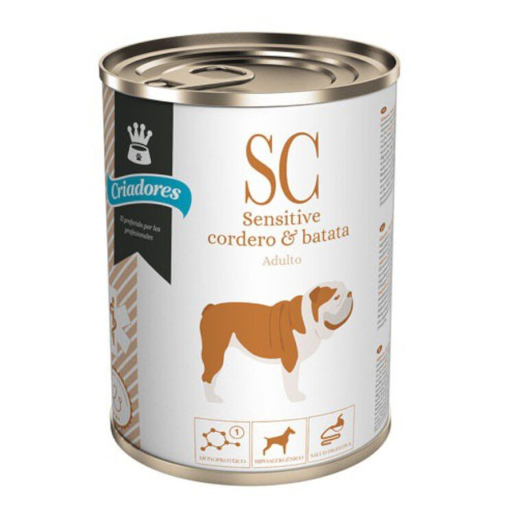 Criadores 24 latas x 400 g Criadores Dietetic Adulto Sensitive Cordero y Batata lata para perros ¡Pack Ahorro!