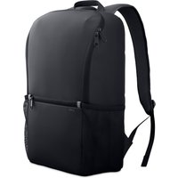Dell EcoLoop Essential Mochila Compacta con Compartimento Acolchado para Portátiles Hasta 16" | Capacidad 18 Litros | Dos Bolsillos Laterales de Malla | Tejido 400D Resistente al Agua y Duradero | Detalles Reflectantes | Color Negro