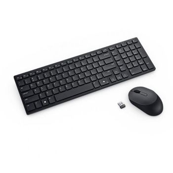 Dell Km555 Teclado Ratón Incluido Universal Rf Wireless + Bluetooth Qwerty Internacional De Ee.uu. Negro