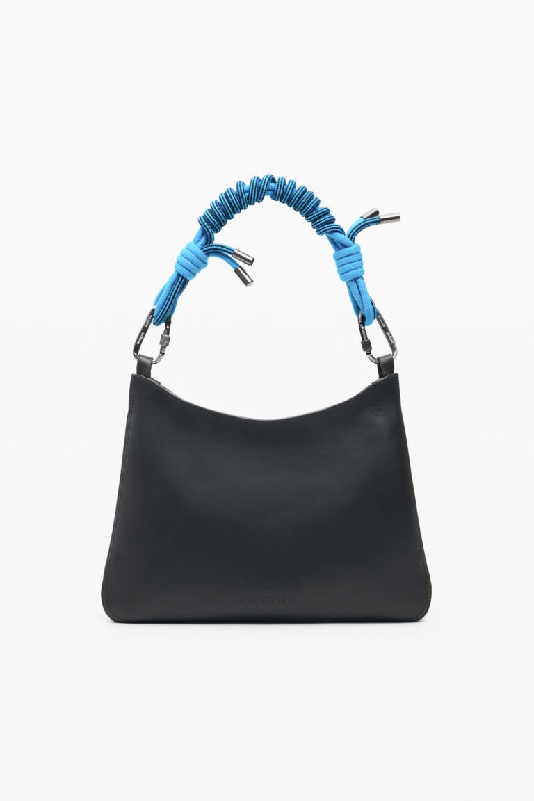 Desigual, Bolso mediano piel Botter, Cow Leather, Negro, U