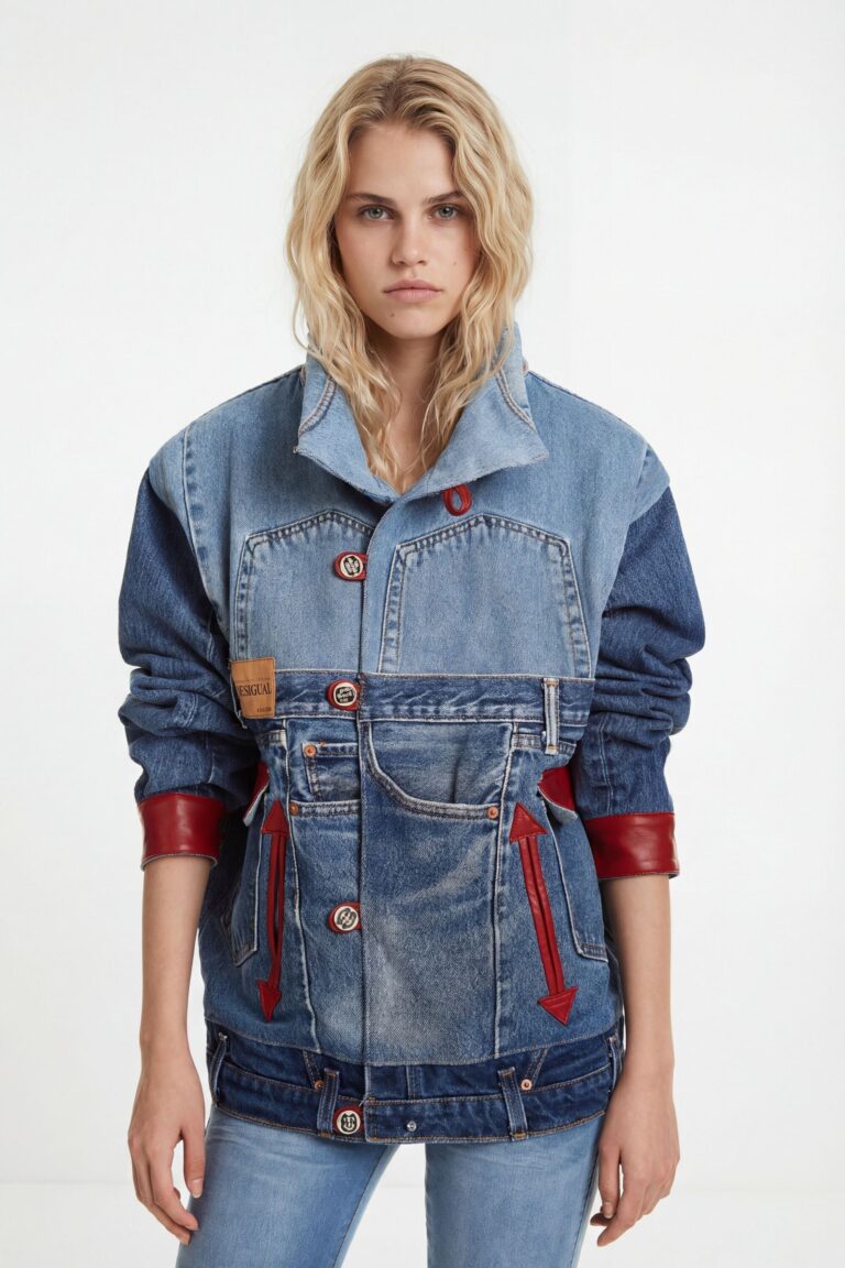 Desigual, Iconic Jacket Mickey Mouse, Algodon, Rojo