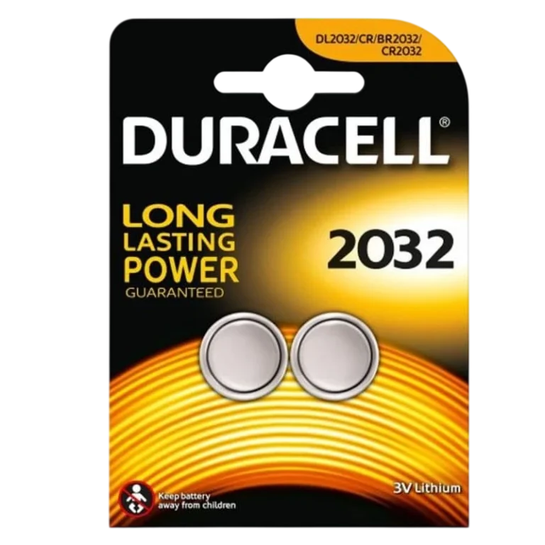 Duracell Pack x2 Pila de Botón 2032 3V
