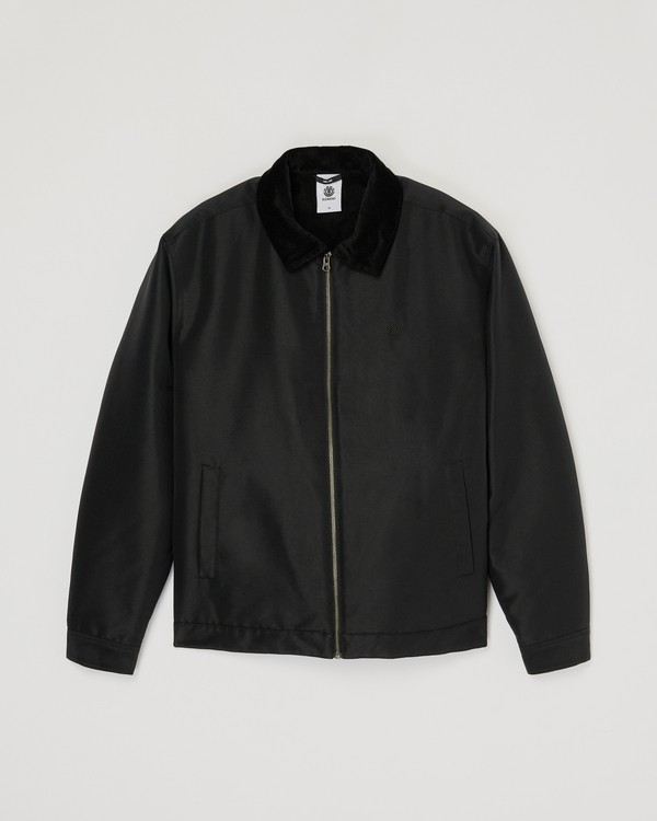 element Flint Black Parker - Chaqueta de lona Negro Hombre