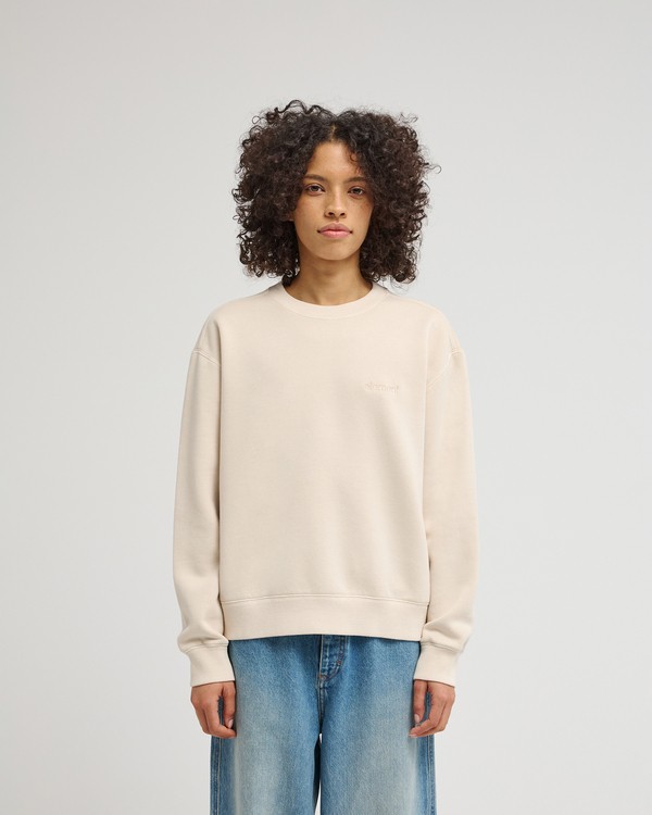 element Oat Milk Lowcase Pigment - Sudadera Beige Mujer