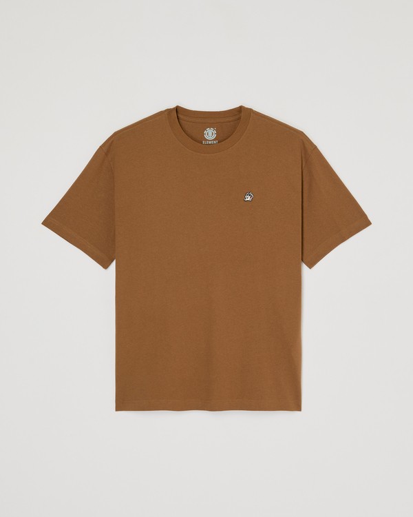 element Sepia Summit - Camiseta de manga corta Marrón Hombre