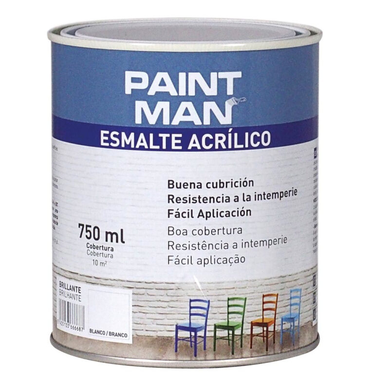 Esmalte acrílico paintman brillante blanco 750 m