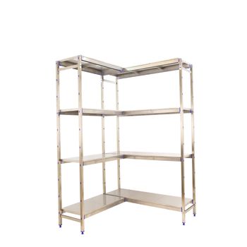 Estanteria Inoxidable Simoninox Corner 4ss/1600x(1760-1260)x500