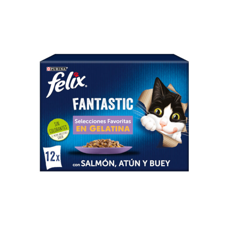 Felix 48 sobres x 85 g Felix Fantastic Selecciones Favoritas sobres en gelatina ¡Pack ahorro!