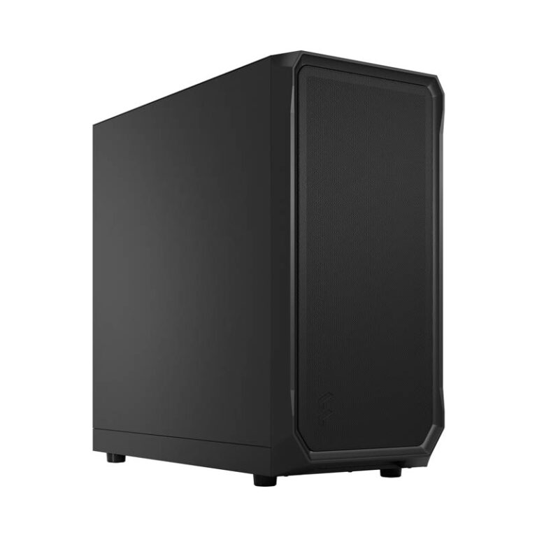 Fractal Focus 2 Panel Sólido Negro