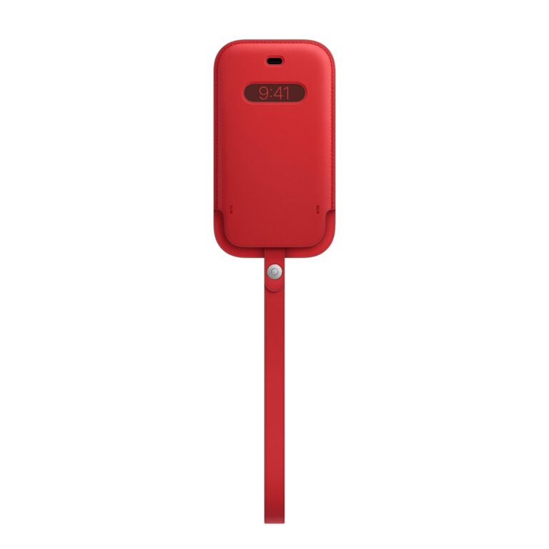 Funda integral de piel con MagSafe para el iPhone 12 mini Rojo - Funda