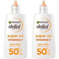 GARNIER | Delial SUPER UV Vitamina C FPS50+ Crema Fluida Diaria 2x40ml