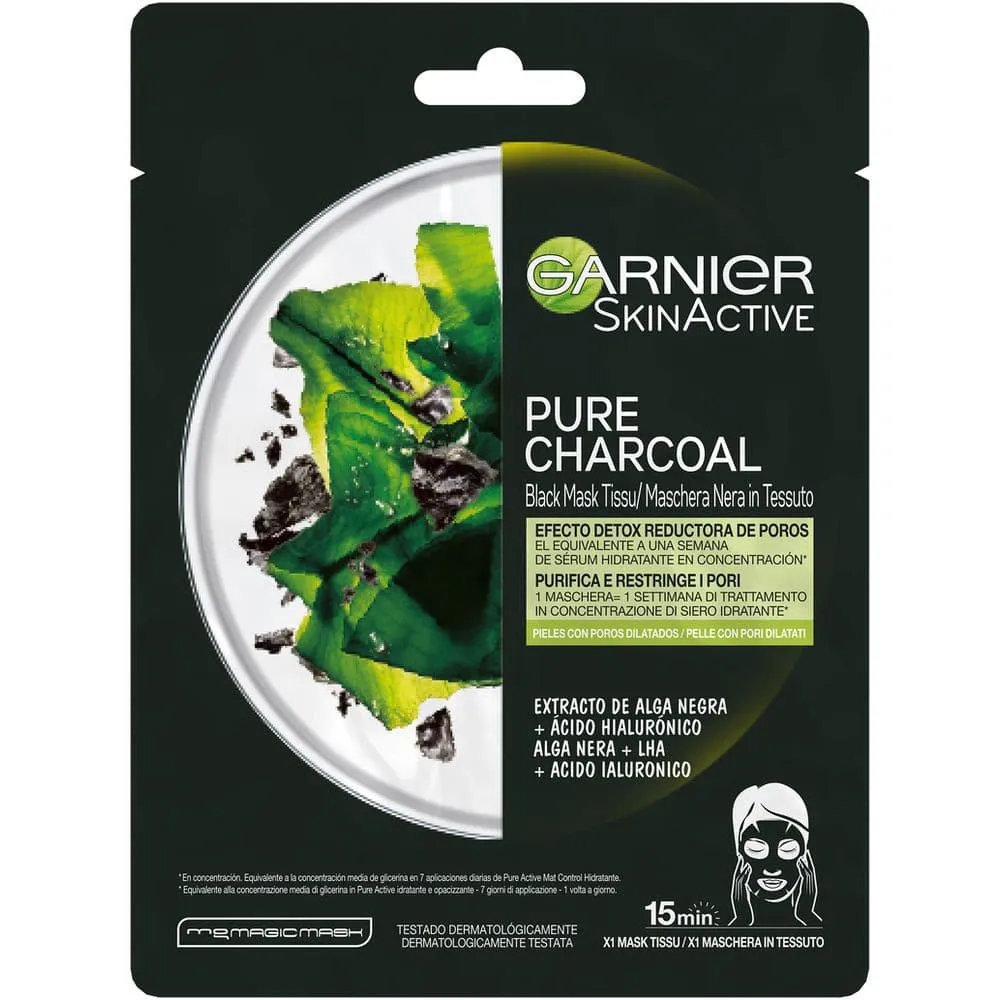 GARNIER SKIN ACTIVE MASCARILLA FACIAL NEGRA REDUCTORA DE POROS
