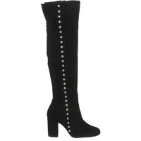 Guess-Botas de tacón de piel acabado en ante FLDAN3SUP11 para Mujer