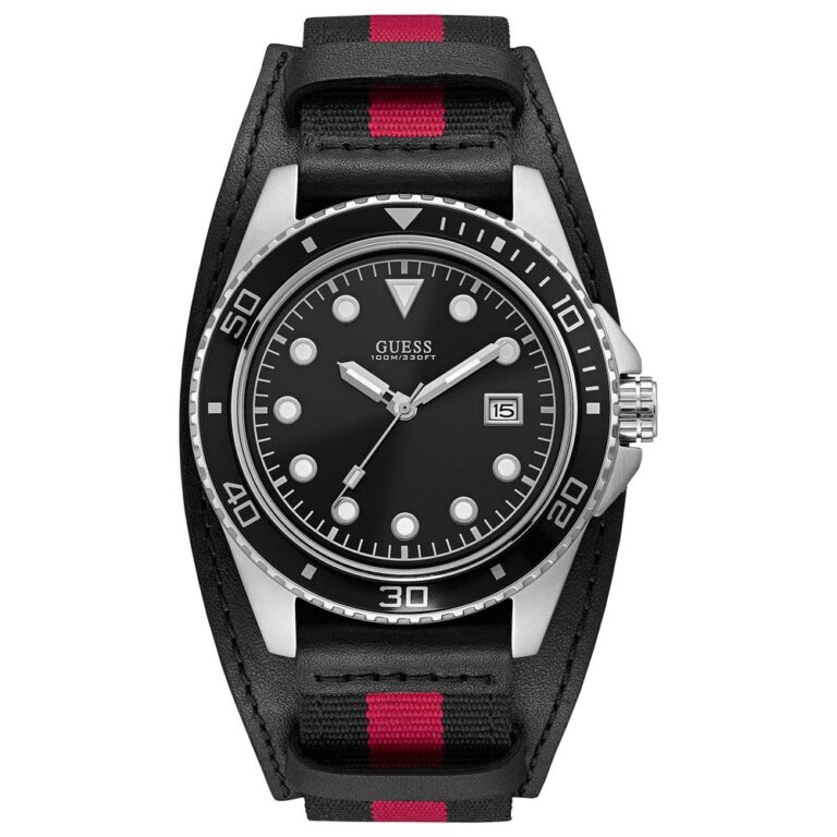 GUESS W1051G1 LEGACY CABALLERO ACERO Y NYLON