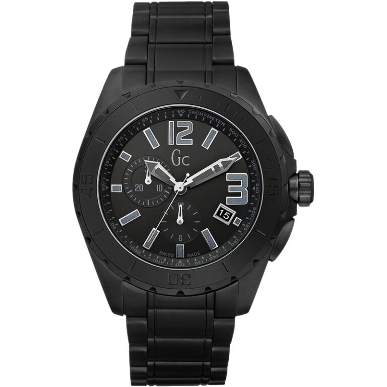 Guess X76011g2s Gc Guess Collection. Reloj Para Hombre. Acero inoxidable lacado negro. Calendario y Cronógrafo.