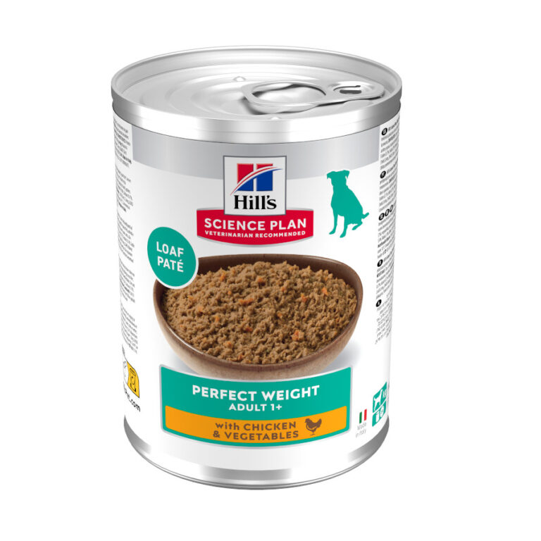 Hill's 24 latas x 363 g Hill's Adult Perfect Weight Pollo y Vegetales lata para perros ¡Pack ahorro!