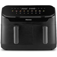 HISENSE Freidora de aire caliente DOUBLE-HEATER/ 11l negro