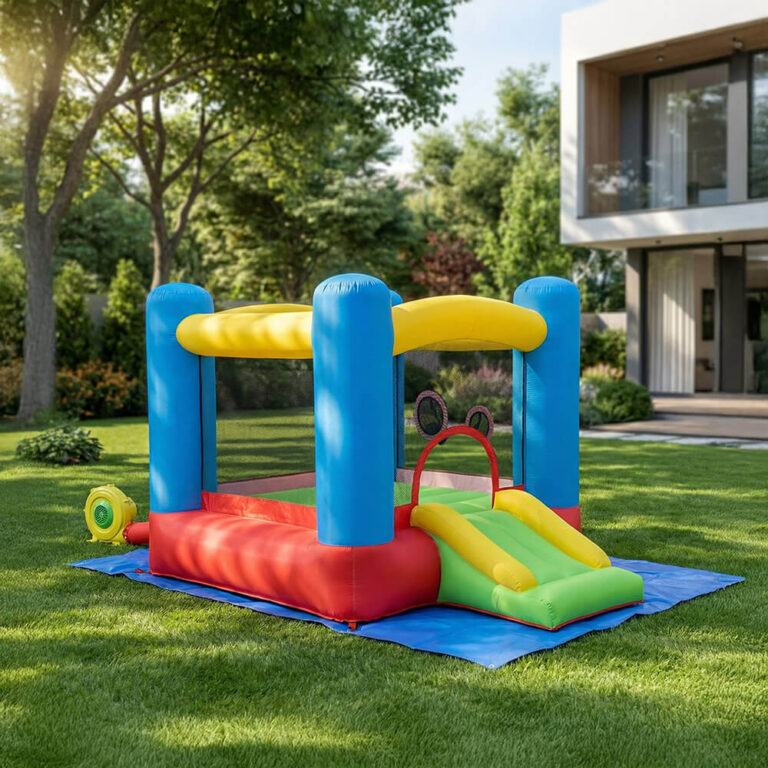 Home Deluxe Castillo hinchable con tobogán y piscina de bolas FABI