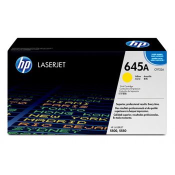 Hp - Cartucho De Tóner Original Laserjet 645a Amarillo
