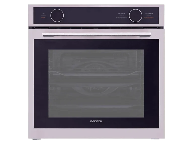 Infiniton Horno - Infiniton DD13SA, Multifunción, 72l, 59.5cm, 10 funciones, 2.9kW, Display Dual Dial, Triple acristalamiento,Doble nivel con guías te