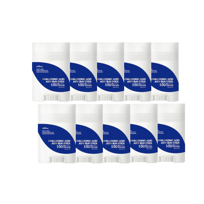 Isntree [Oferta] Hyaluronic Acid Airy Sun Stick - 22g (10c/u) Set