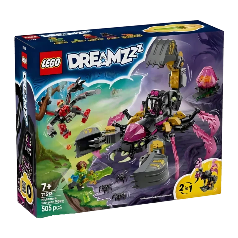 Juego de construcción LEGO DREAMZzz Excavadora Escorpión de Pesadilla 71513
