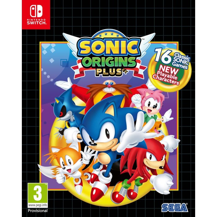 Juego Sonic Origins Plus Limited Edition para Nintendo Switch PAL EU - Nuevo Original Precintado