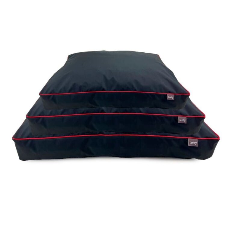 Leeby Colchoneta Waterproof Antipelo negra para perro