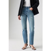 Levi's 501 Jeans For Women Historically Blue Talla: W23L32 | Vaqueros Rectos Outlet | Mujer | Azul