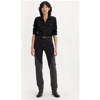 Levi's 501 Jeans Grey Talla: W23L30 | Vaqueros Rectos Outlet | Mujer | Gris