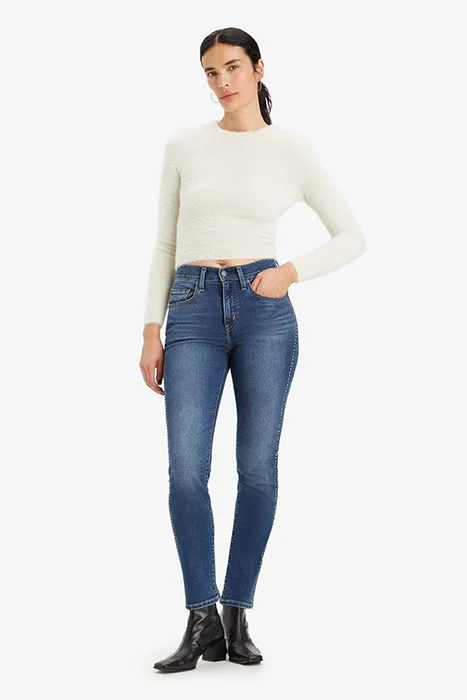 Levi's 724 Jeans Blue Talla: W26L32 | Vaqueros Pitillo Outlet | Mujer | Azul