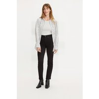 Levi's 724 Jeans In Black Talla: W23L30 | Vaqueros Pitillo Outlet | Mujer | Negro