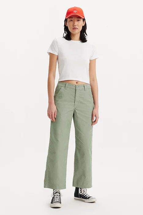 Levi's Ltwt Wide-leg & Flared Jeans Pant Green Talla: W25L31 | Pantalones Outlet | Mujer | Verde