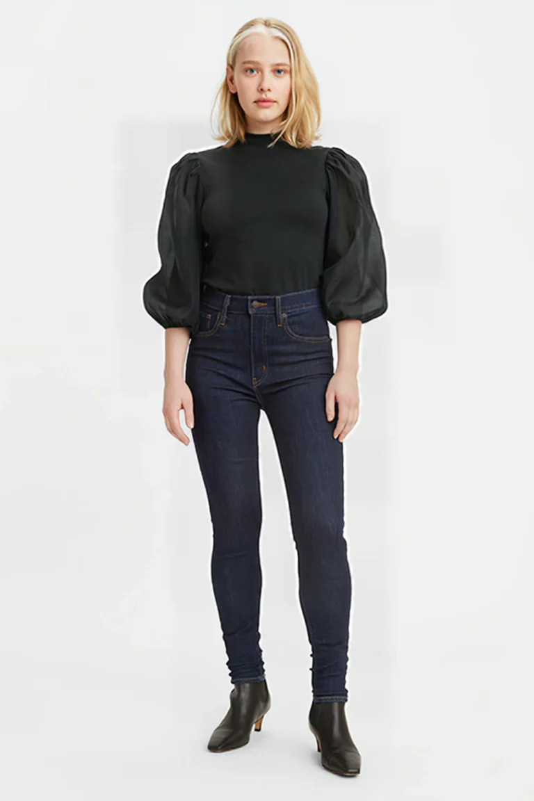 Levi's Mile High Super Skinny Top Shelf Talla: W24L30 | Vaqueros Skinny Outlet | Mujer