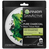 MASCARILLA FACIAL GARNIER PURE CHARCOAL BLACK 15MIN 28G