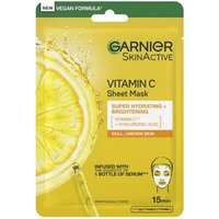 MASCARILLA FACIAL GARNIER VITAMINA C SHEET MASK 15MIN 28G