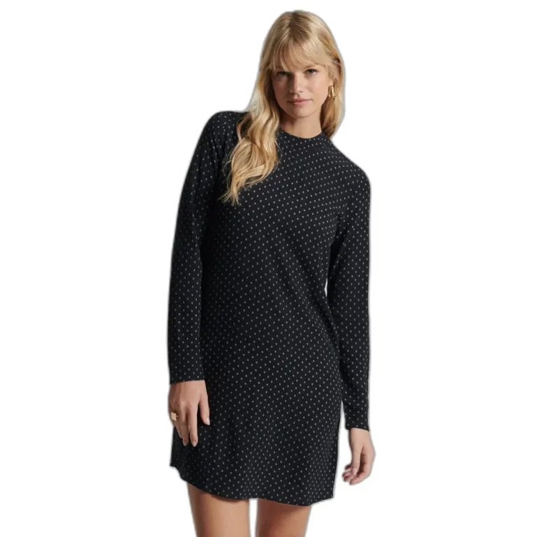 Minivestido tejido de manga larga para mujer Superdry Studios