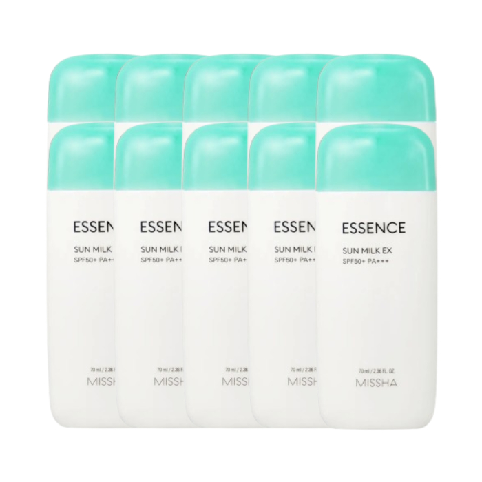 MISSHA - All Around Safe Block Essence Sun Milk EX (10c/u) Set