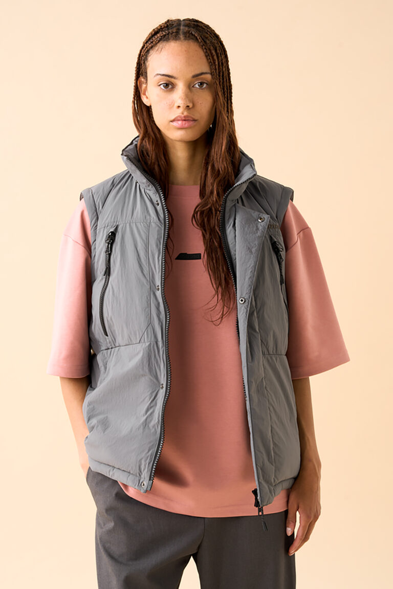 Mizuno Unisex Sl Bt Down Vest Pewter Gray | Chaquetas Outlet | Unisex | Gris