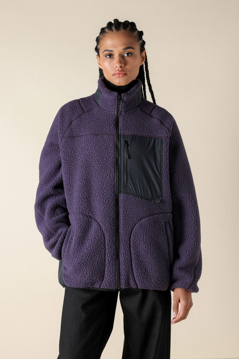 Mizuno Unisex Sl Polartec Thermal Rev.jacket Midnight Plum | Chaquetas de Invierno Outlet | Unisex | Magenta