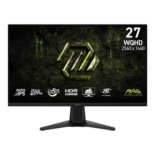 Monitor Gaming Msi Mag 275qf E20 27" Wqhd 200hz Negro