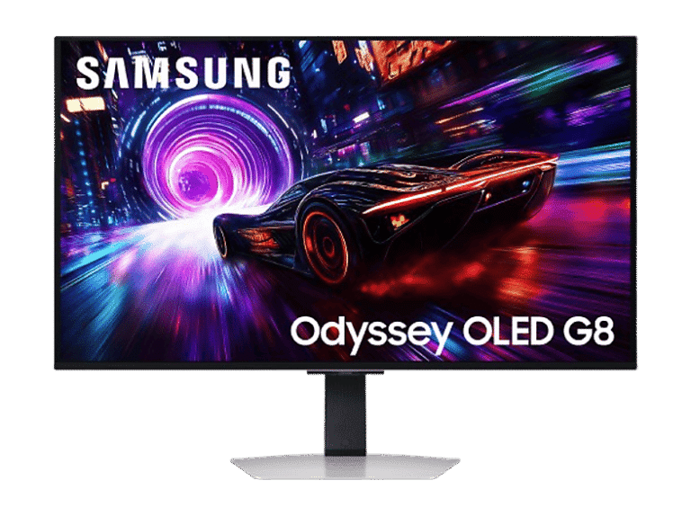 Monitor gaming - Samsung Odyssey OLED G81SF LS32FG812SUXEN, 32 " UHD 4K, 240 Hz, 0.03 ms (G/G), AMD FreeSync Premium Pro, Altura justa, Plata