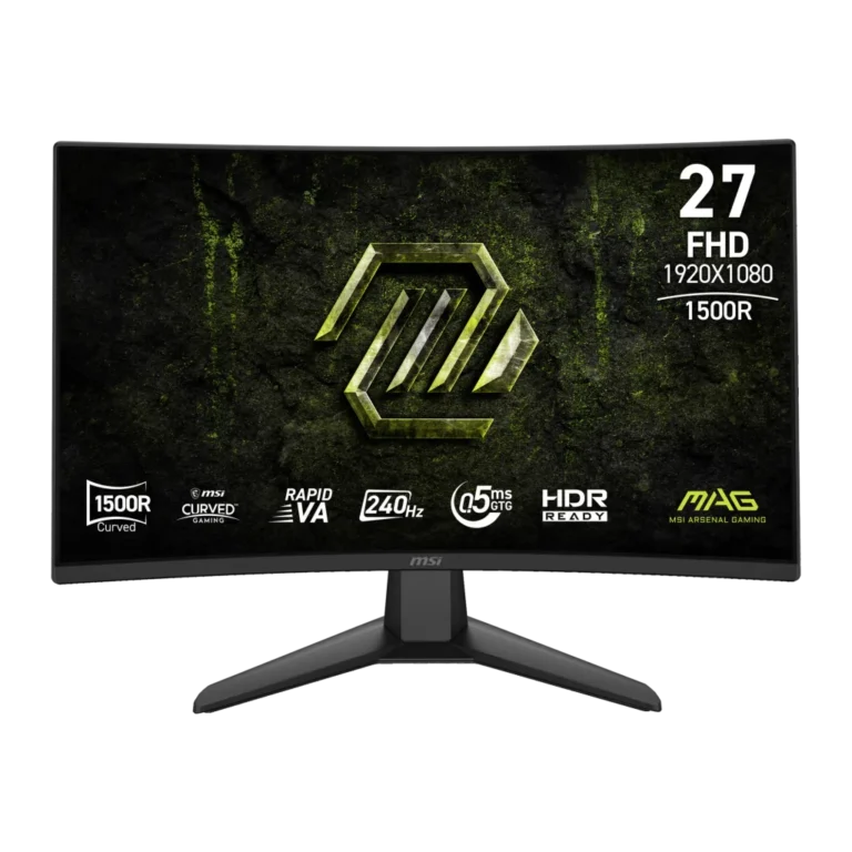 Monitor MSI MAG 274CF X24 27 pulgadas 240Hz Curvo 1500R FHD Rapid VA