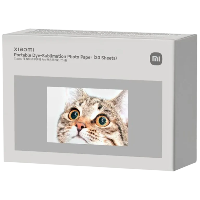 Móvil Xiaomi Portable Dye-Sublimation Photo Paper (20 Hojas)
