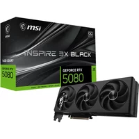 MSI GeForce RTX 5080 INSPIRE 3X OC BLACK 16GB GDDR7