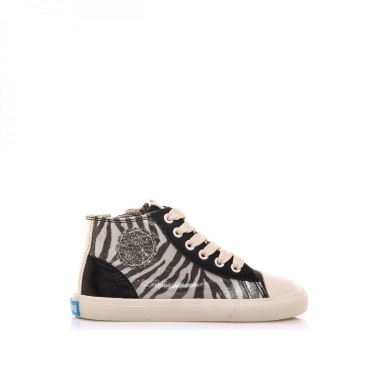 MUSTANG 49322 C58808 36472 25I SNEAKERS BAREFOOT NEGRO/WHITE