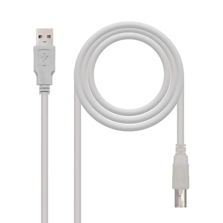 Nanocable Cable USB 2.0 Impresora 3M Beige