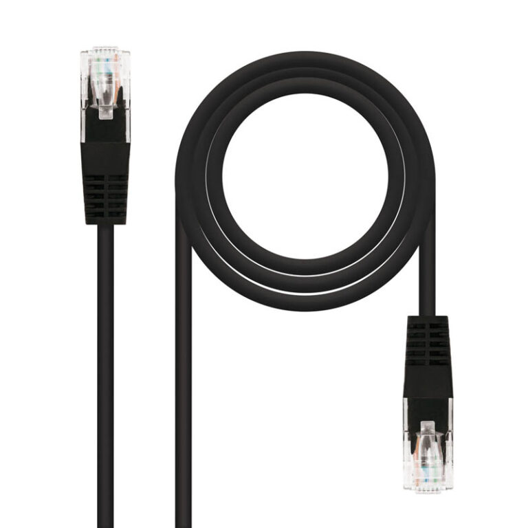 Nanocable Categoria 6 UTP 1m Negro - Cable Red