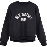 New Balance Unisex Essentials Varsity Fleece Crew Black Top | Chalecos Outlet | kids | Negro