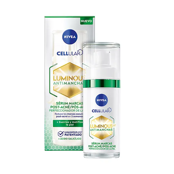 NIVEA Luminous Antimanchas 30ML Sérum facial antimarcas post acné【ROUA】